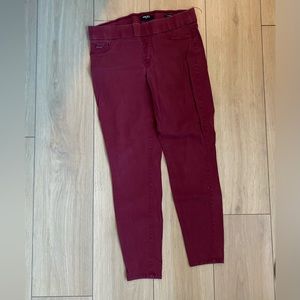 Nine West Maroon Jeans/Khakis